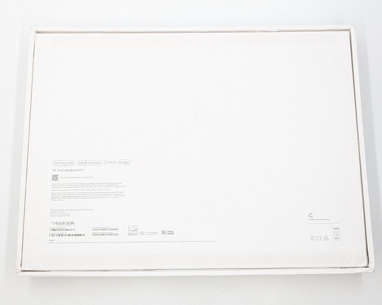 Apple MacBook Pro 16,2" M4 Pro 24GB / 512GB Gwiezdna Czerń | AppleCare+ (Powystawowy)