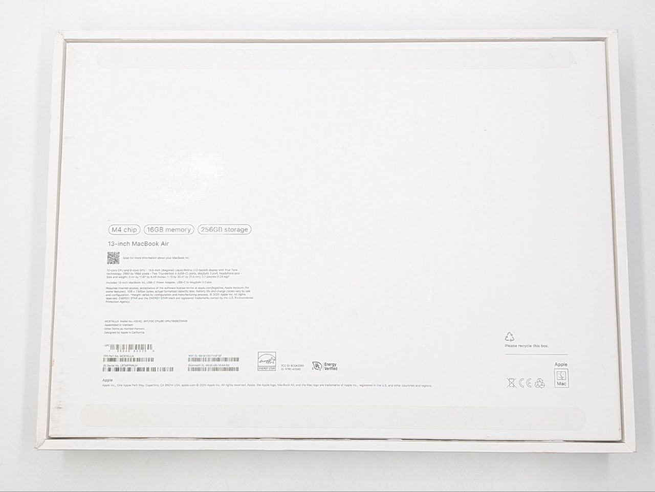 Apple MacBook Air 13,6" M4 16GB / 256GB Błękitny (Powystawowy)