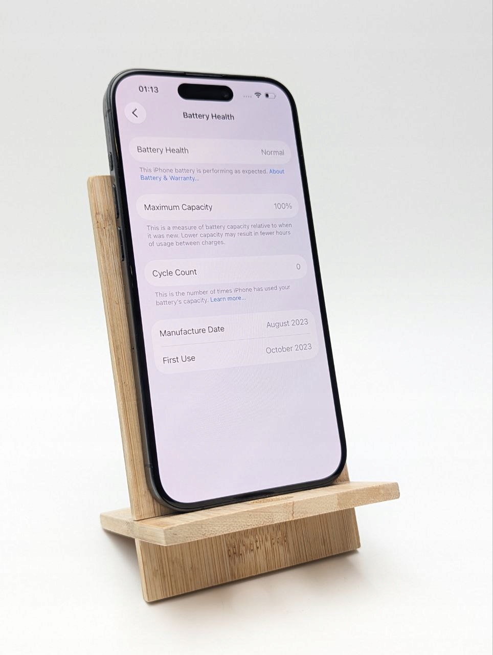 Apple iPhone 15 Pro 128GB czarny | bateria 100% (Powystawowy)