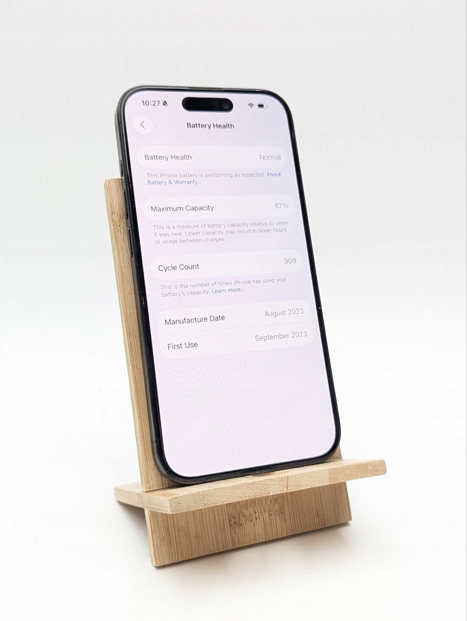 Smartfon Apple iPhone 15 Pro 8 GB / 128 GB czarny|eSim (Powystawowy)