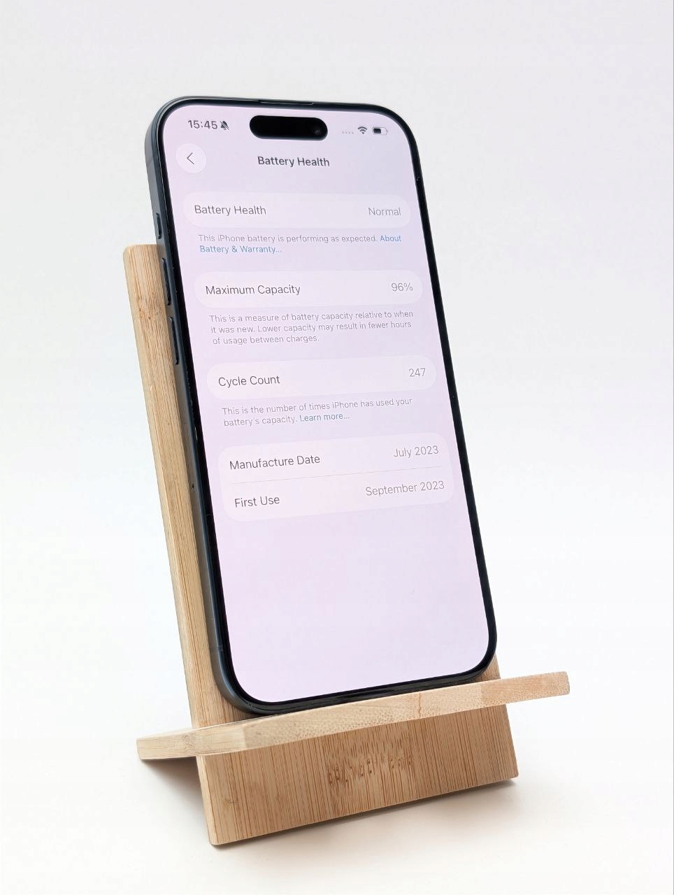 thumb Apple iPhone 15 Pro 128GB Niebieski (Powystawowy)