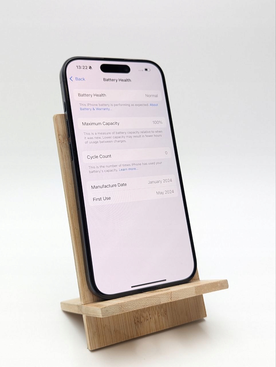 Smartfon Apple iPhone 15 Pro 8 GB / 128 GB 5G niebieski|eSim|bateria 100% (Powystawowy)