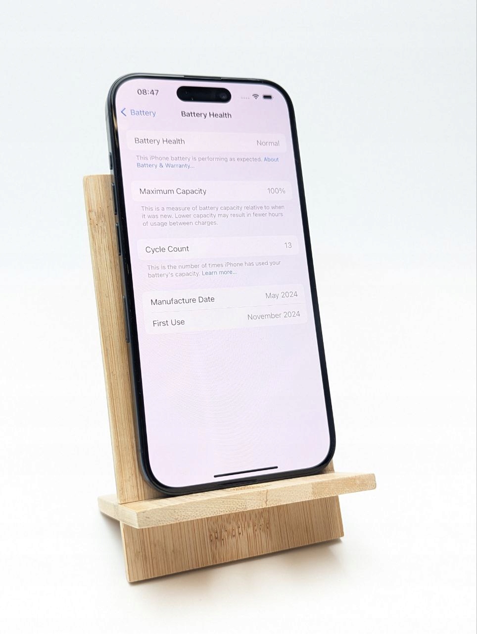 Apple iPhone 15 Pro 128GB niebieski| bateria 100% (Powystawowy)