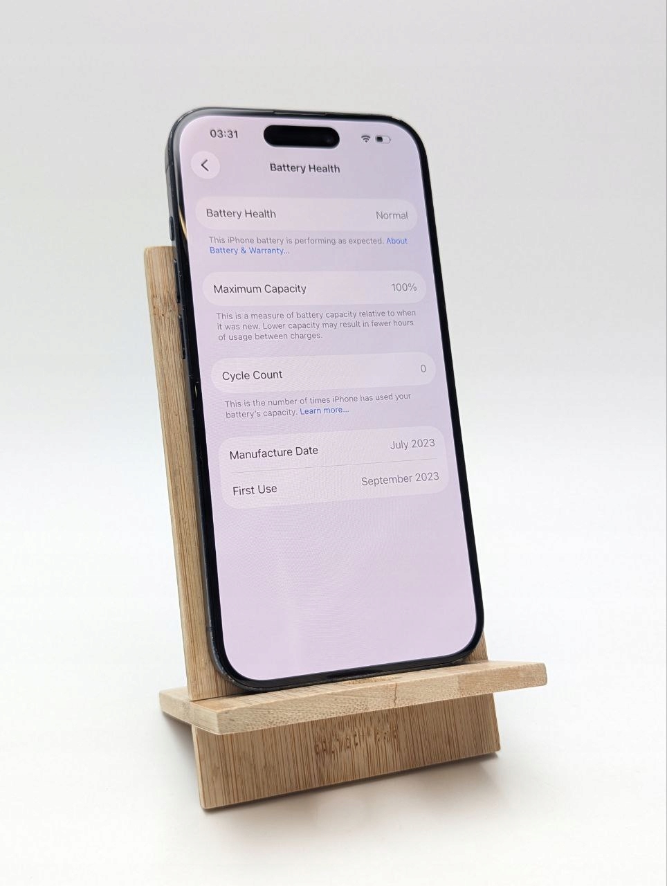 Apple iPhone 15 Pro 128GB Niebieski | eSim | bateria 100% (Powystawowy)