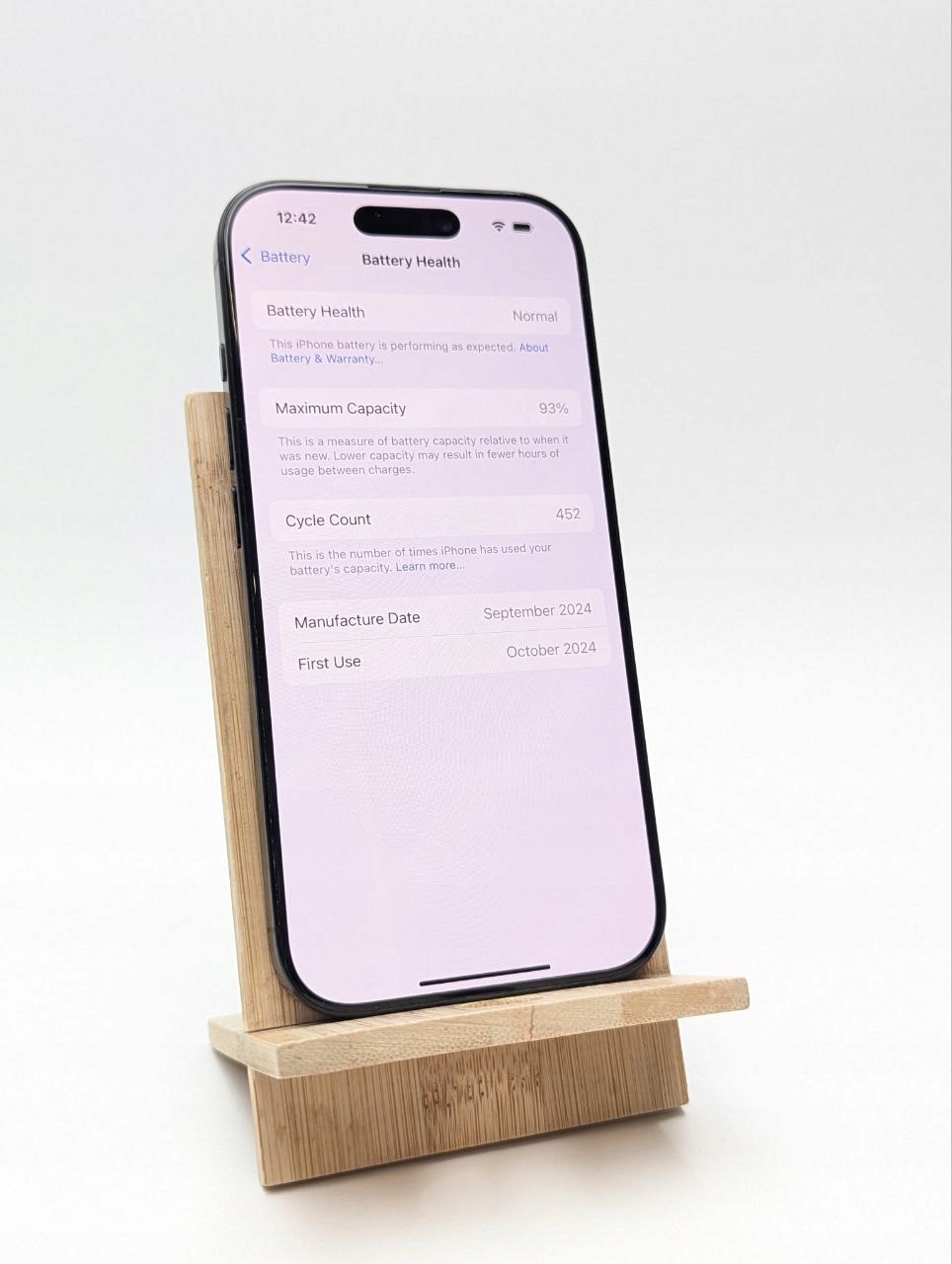 Apple iPhone 16 Pro 128GB Tytan Czarny| eSim | bateria 100% (Powystawowy)