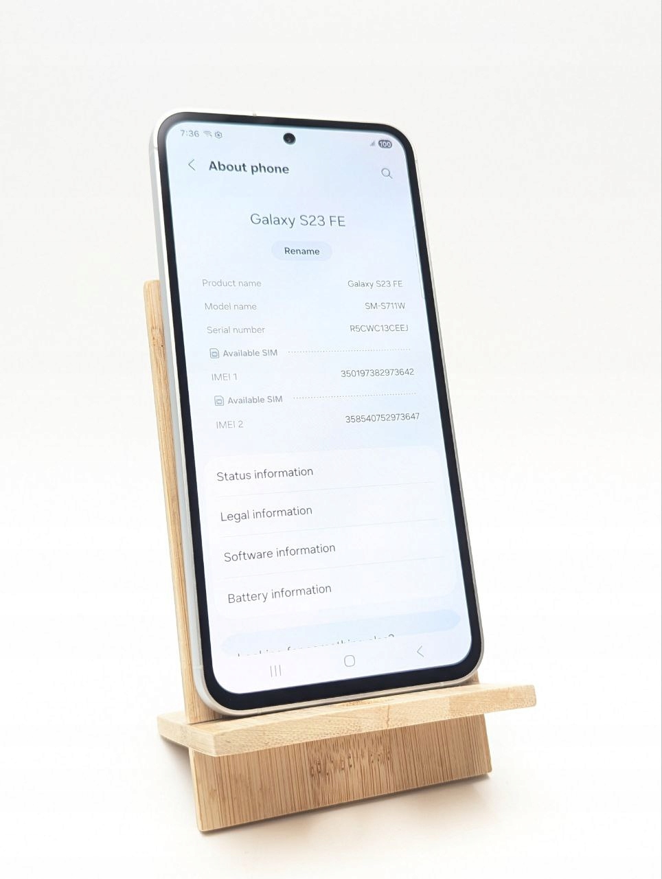 Samsung Galaxy S23 FE 128 GB beżowy (Powystawowy)