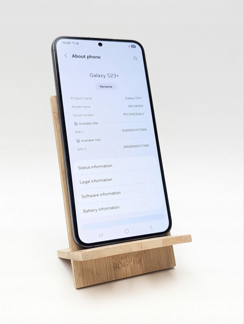 Samsung Galaxy S23 Plus 512 GB czarny (Powystawowy)