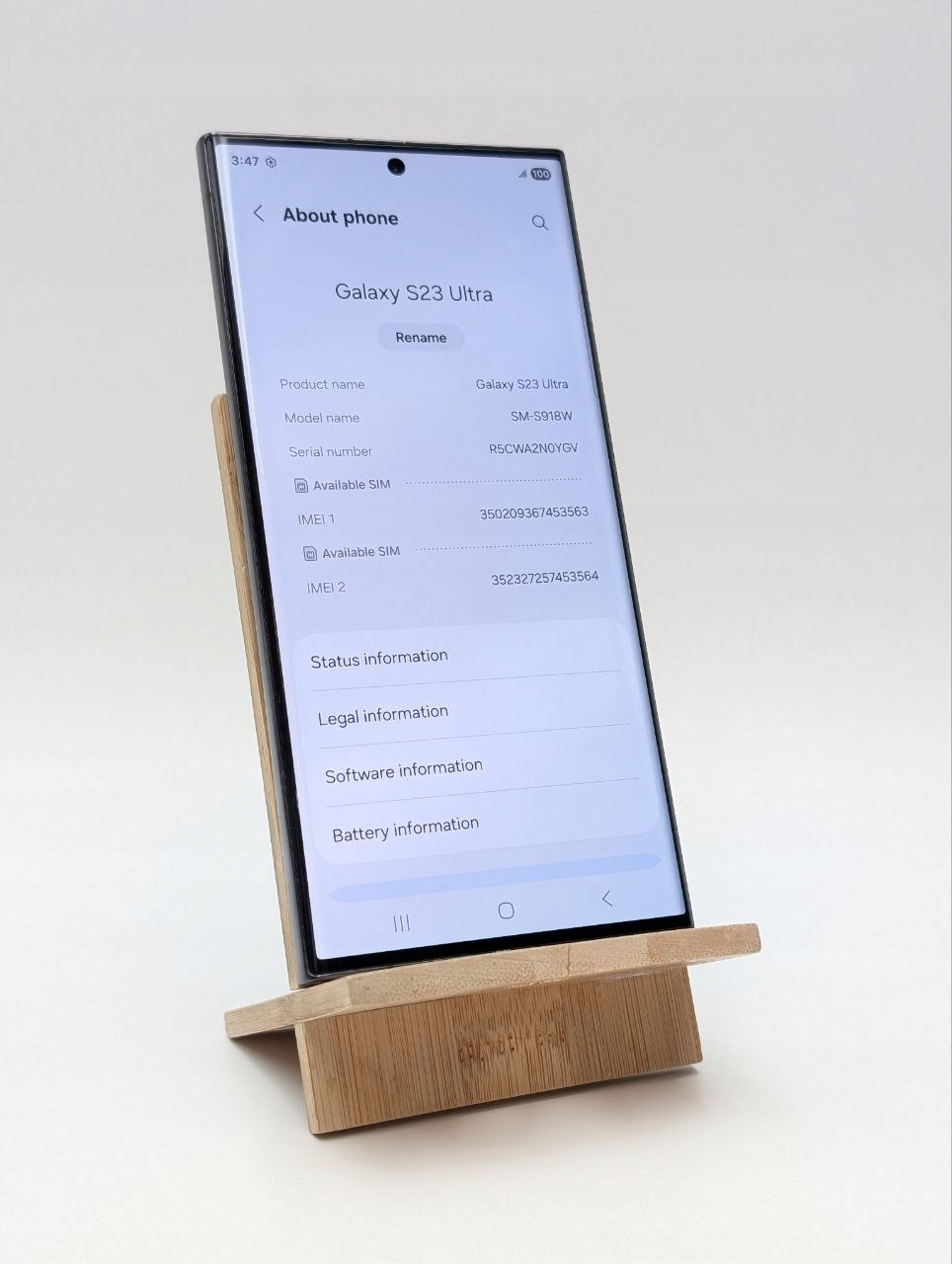 Samsung Galaxy S23 Ultra 256GB Czarny (Powystawowy)