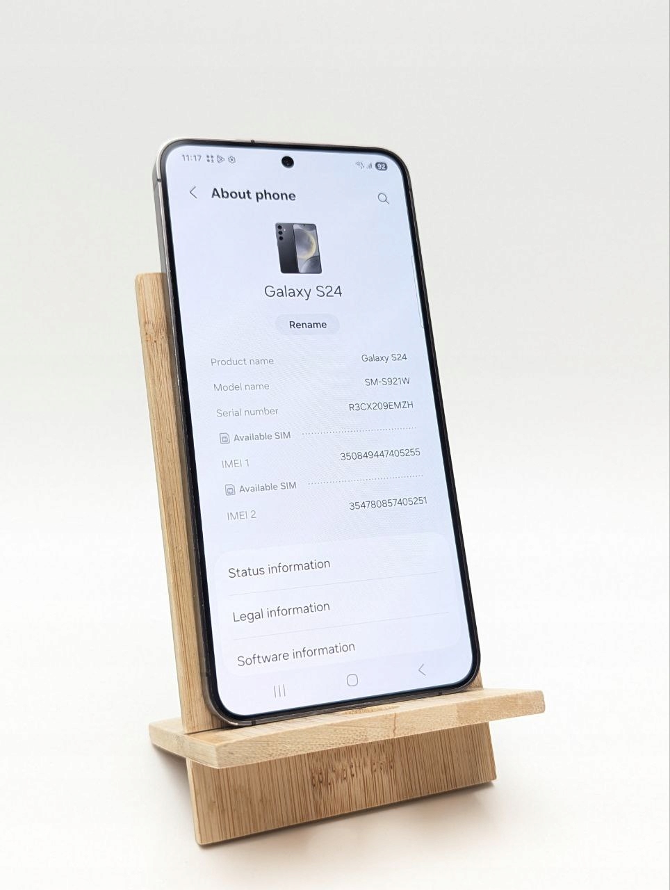 Samsung Galaxy S24 128GB Czarny (Powystawowy)