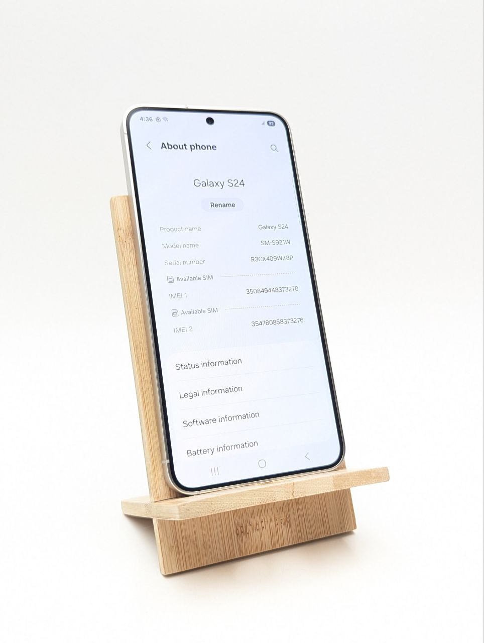 Samsung Galaxy S24 128 GB 5G szary (Używany)