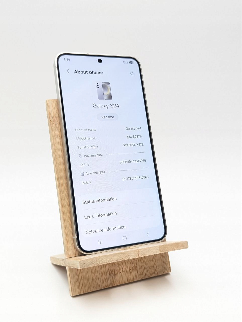 Samsung Galaxy S24 128GB Szary (Powystawowy)