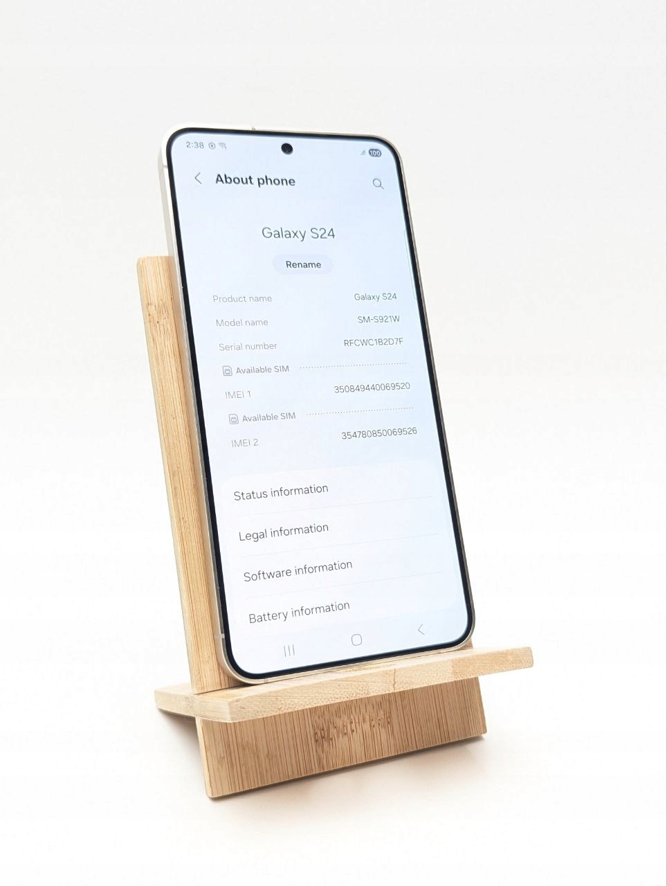Samsung Galaxy S24 128GB Żółty (Powystawowy)