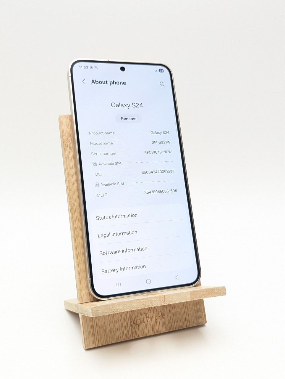 Samsung Galaxy S24 128GB Żółty (Używany)