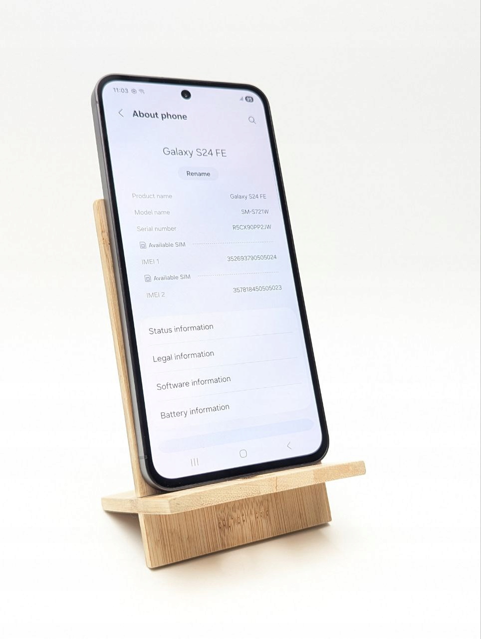 Samsung Galaxy S24 FE 128GB Czarny (Powystawowy)