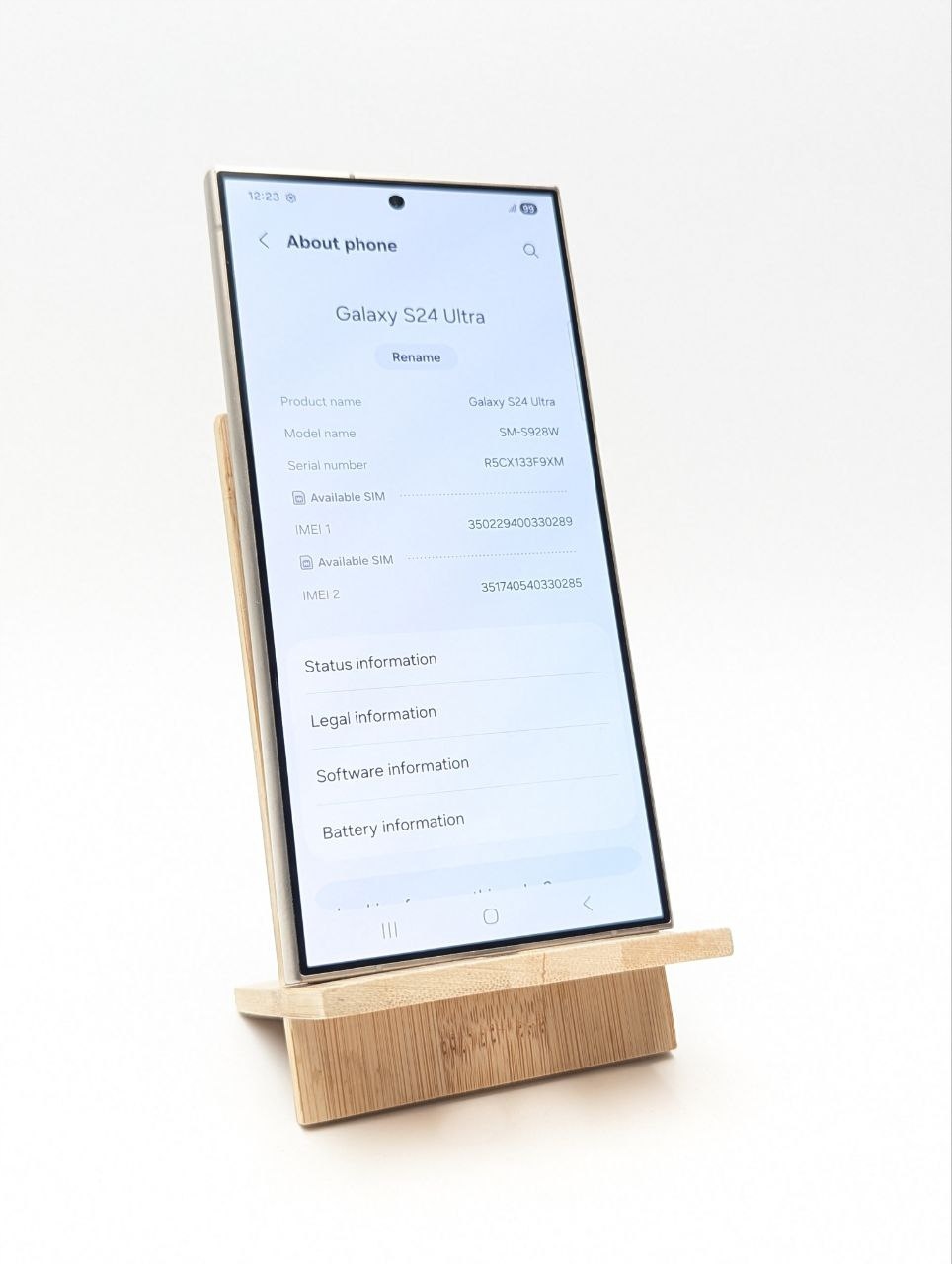 Samsung Galaxy S24 Ultra 512 GB fioletowy (Powystawowy)
