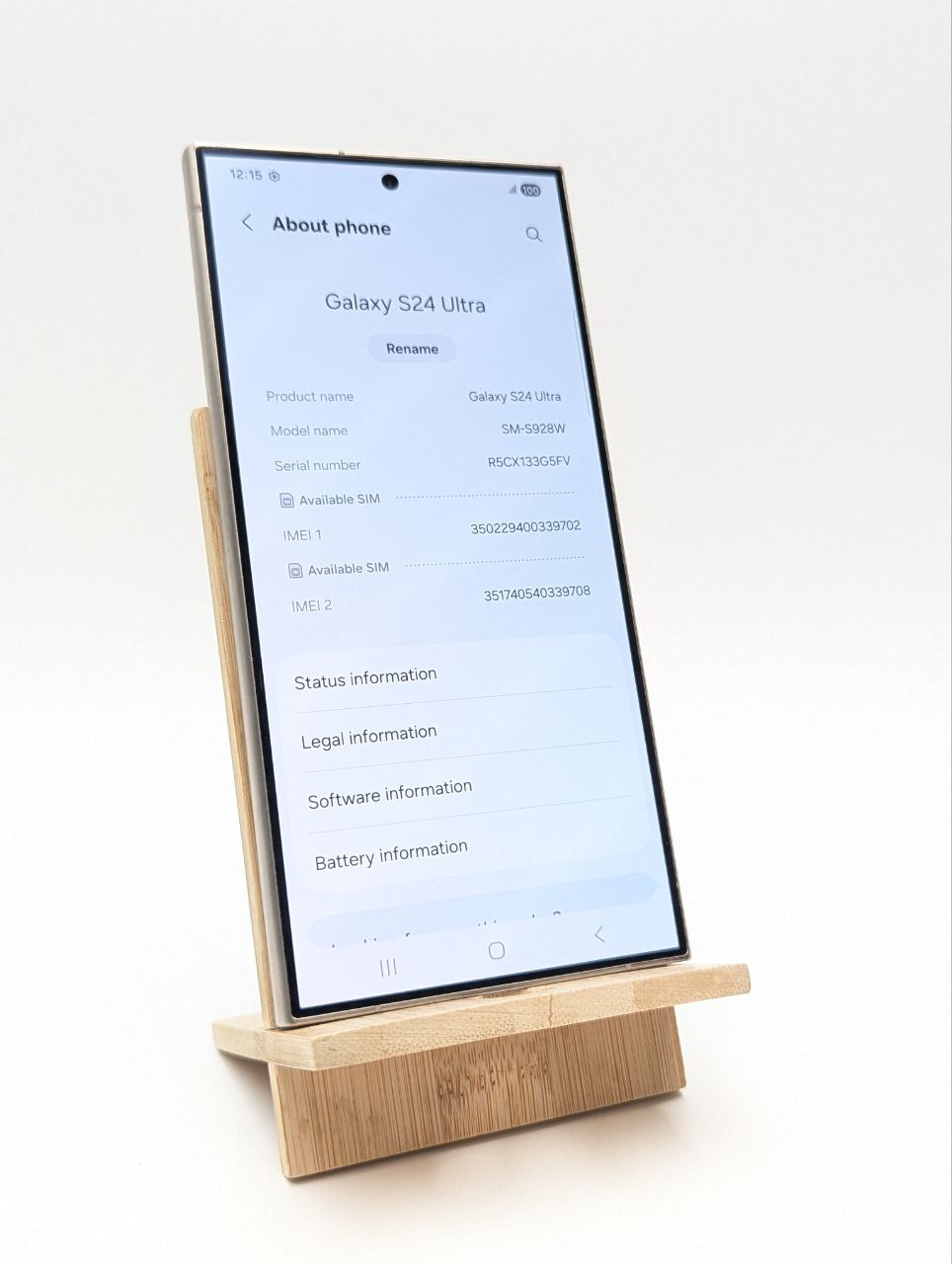 Samsung Galaxy S24 Ultra 512 GB fioletowy (Powystawowy)