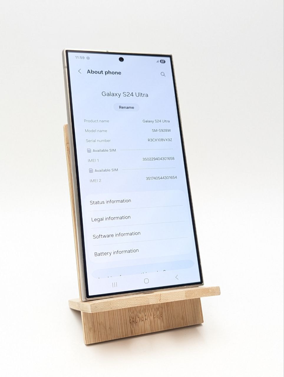 Samsung Galaxy S24 Ultra 512 GB szary (Powystawowy)