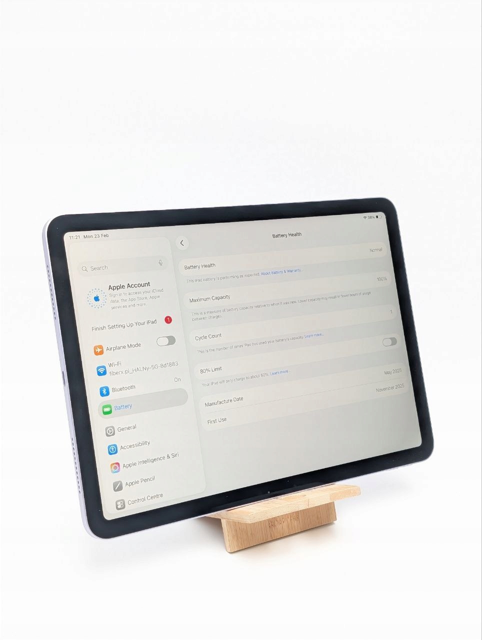 Apple iPad Air 11" M3 256GB WI-FI Fioletowy (Powystawowy)