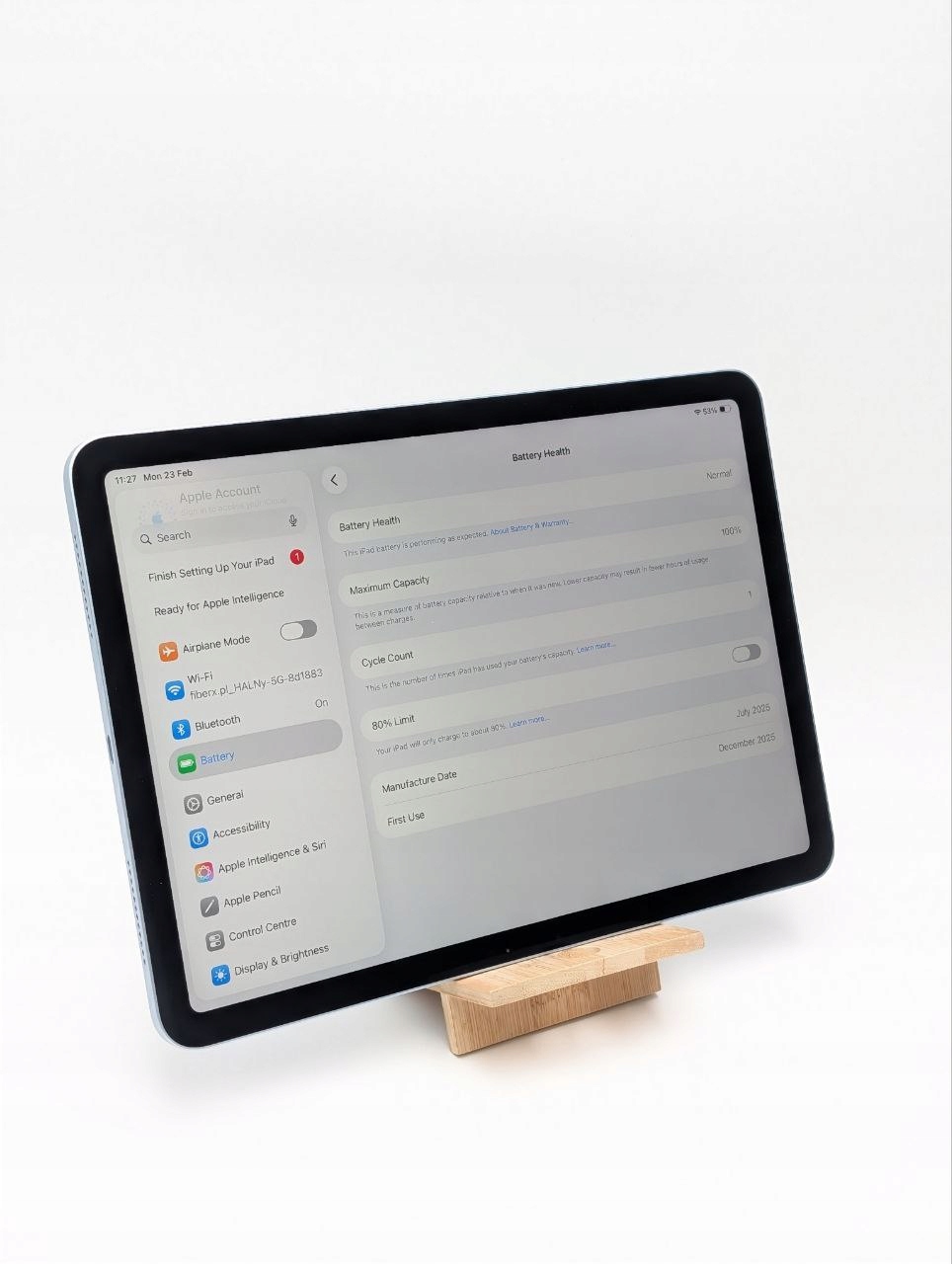 Apple iPad Air 11" M3 256GB WI-FI Niebieski (Powystawowy)