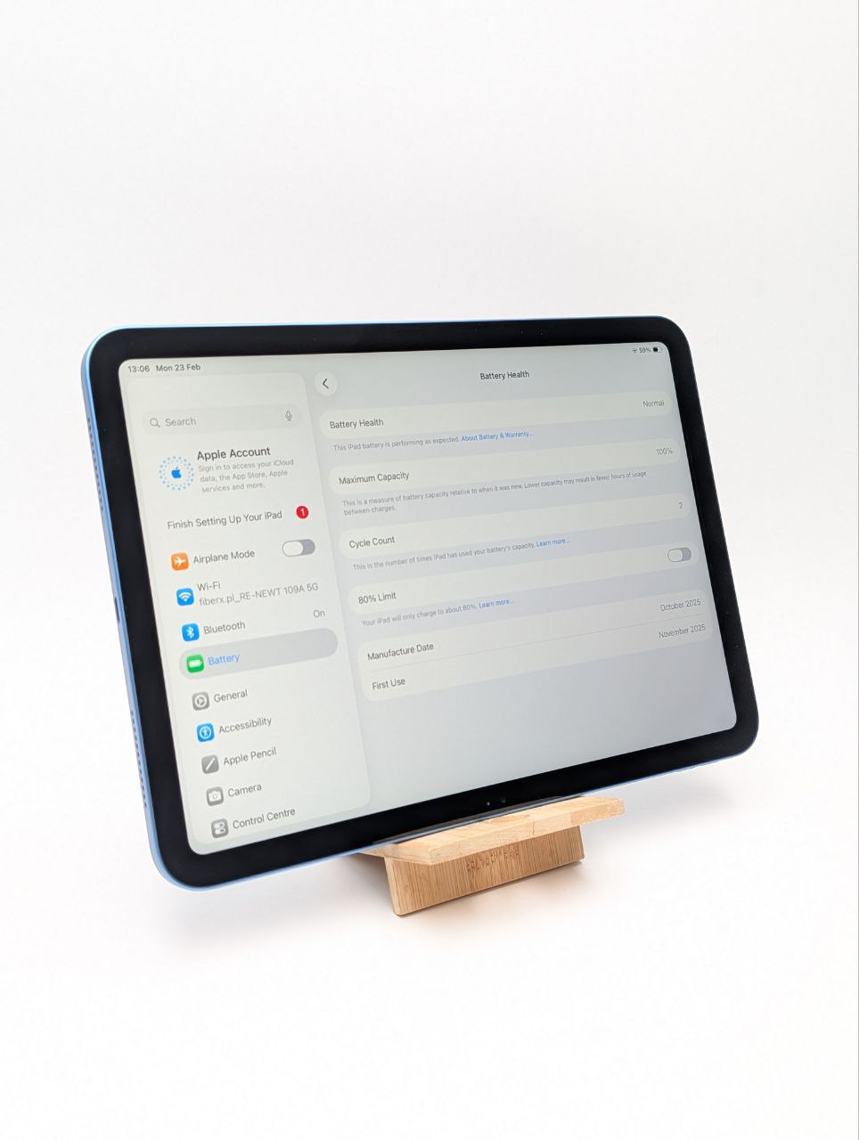 Apple iPad 11 gen. 11" 256GB WiFi Niebieski (Powystawowy)