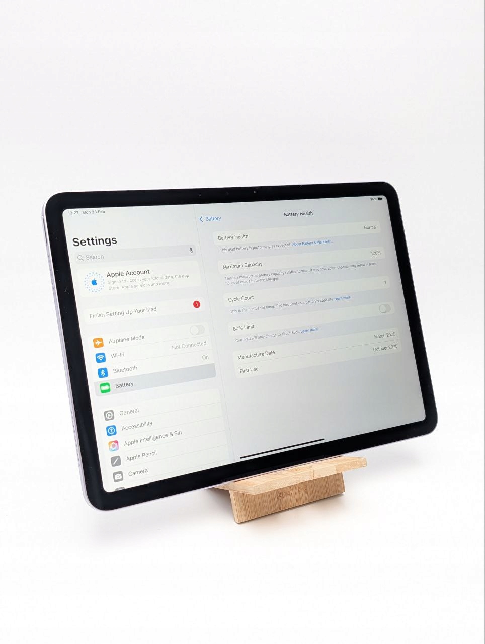 Apple iPad Air 11" M3 128GB WI-FI Fioletowy (Powystawowy)