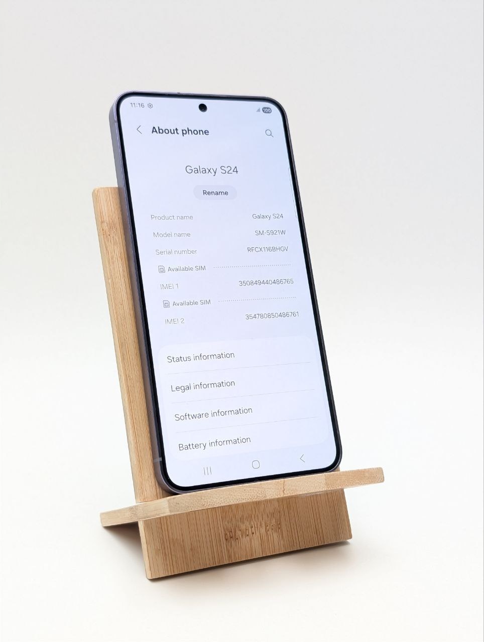 Samsung Galaxy S24 256GB Fioletowy (Powystawowy)