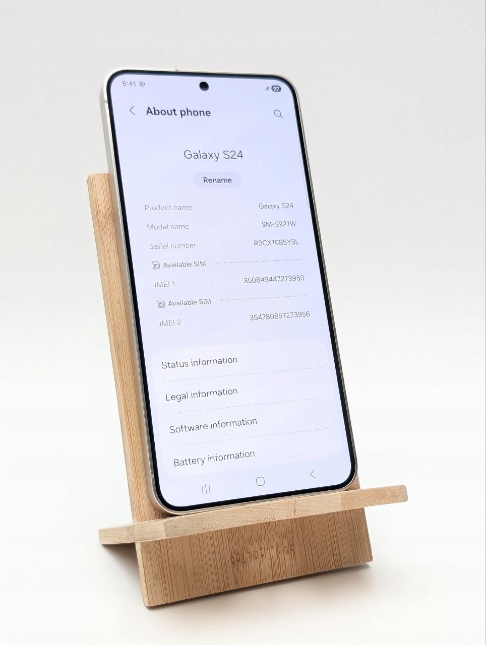 Samsung Galaxy S24 256 GB żółty (Powystawowy)