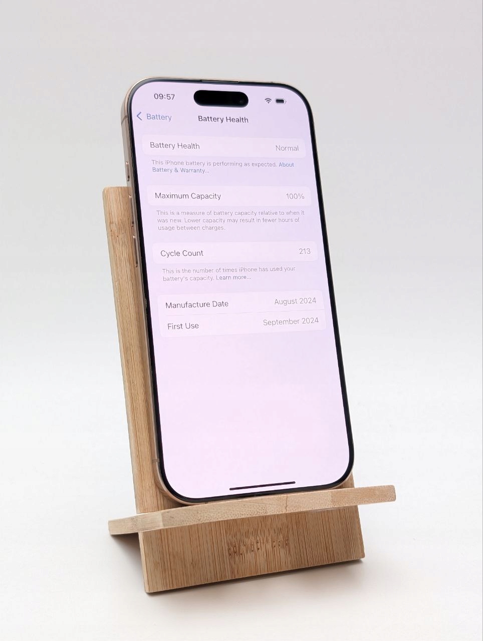 Apple iPhone 16 Pro 512GB Tytan Pustynny | eSim | bateria 100% (Powystawowy)