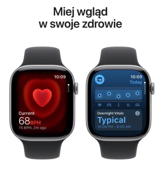 Apple Watch Series 11 GPS 46mm Gwiezdna Szarość z paskiem M/L (Powystawowy)
