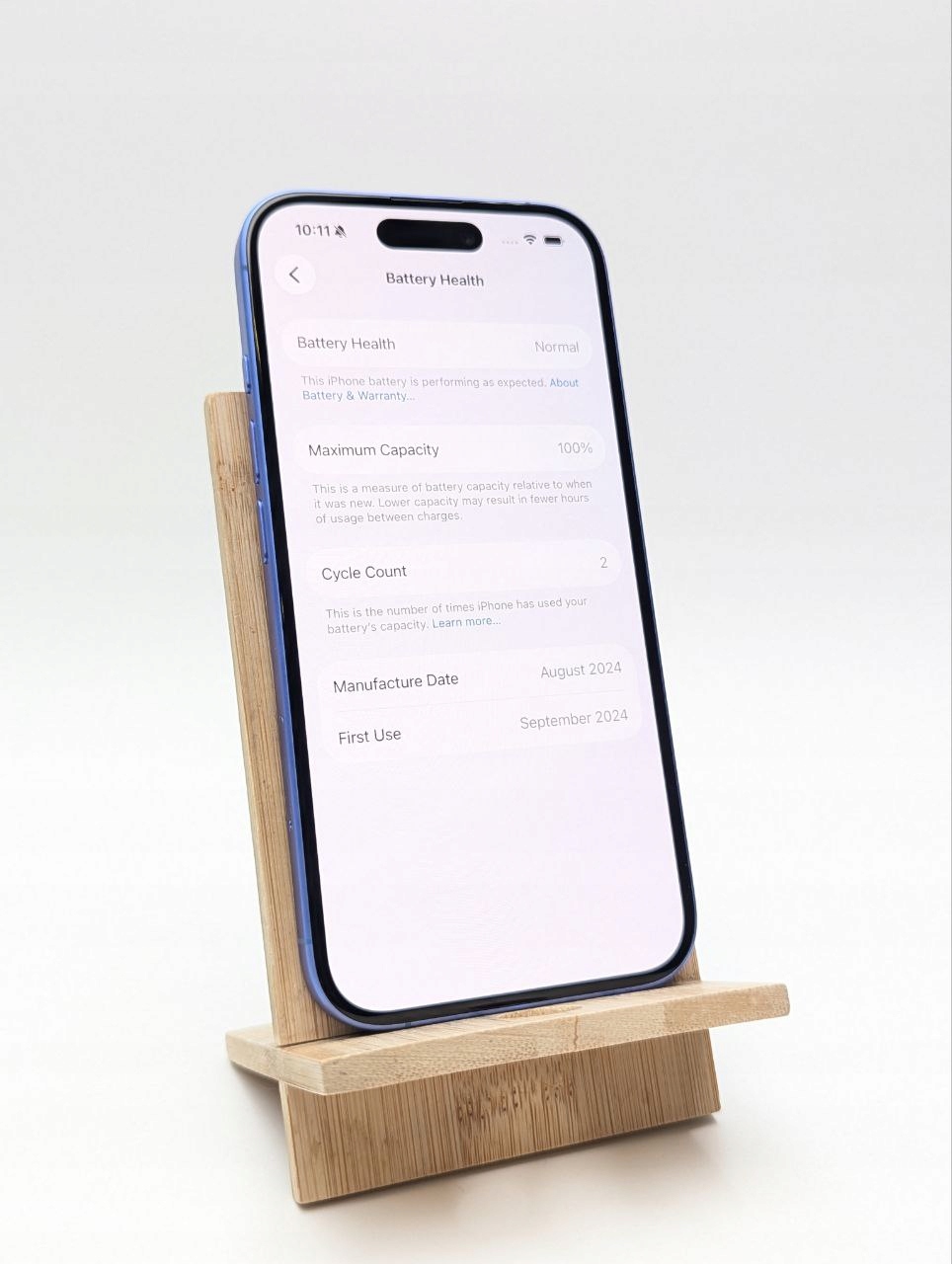 Apple iPhone 16 128GB Ultramaryna| bateria 100% (Powystawowy)