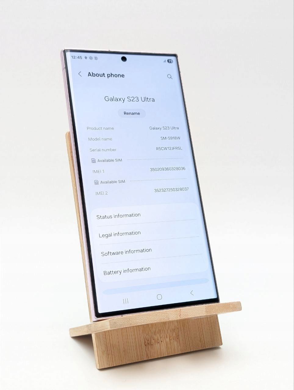 Samsung Galaxy S23 Ultra 512 GB różowy (Używany)