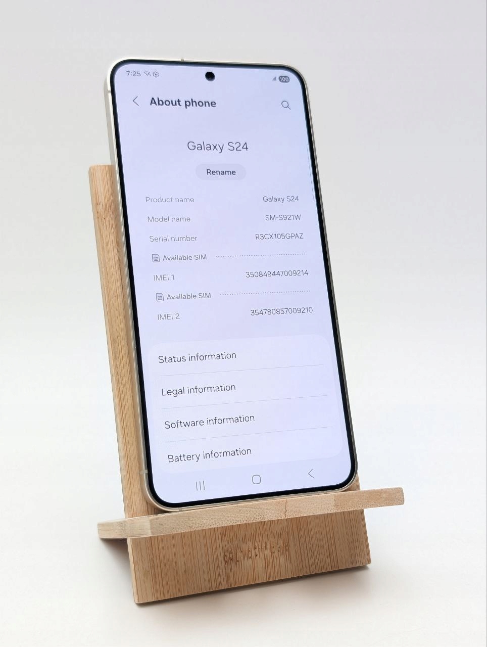 Samsung Galaxy S24 128GB Żółty | jak nowy (Powystawowy)