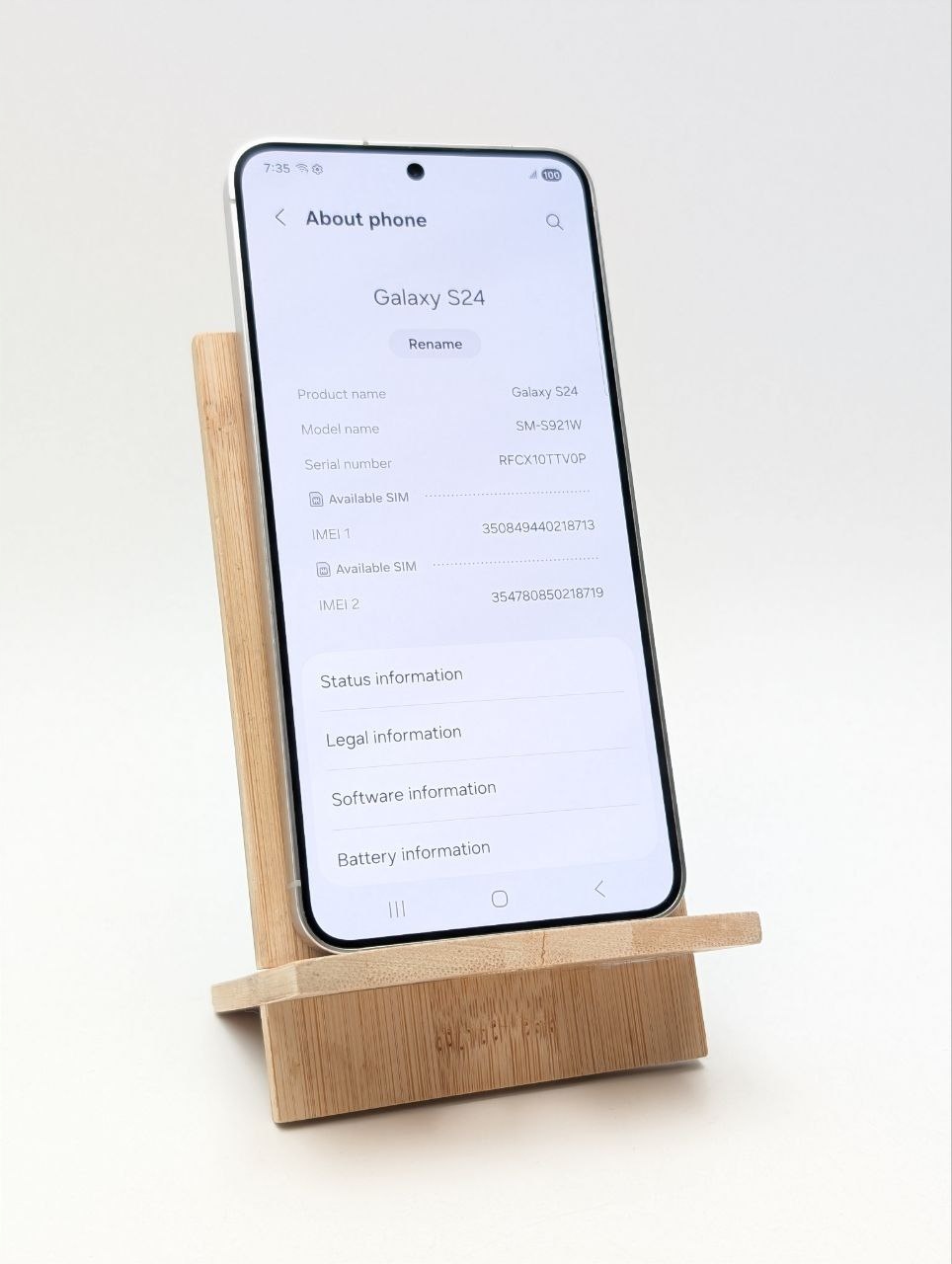 Samsung Galaxy S24 128GB srebrny (Powystawowy)