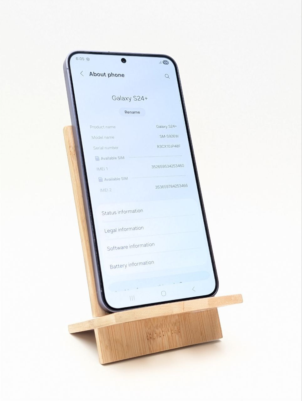 Samsung Galaxy S24 Plus 256 GB fioletowy (Powystawowy)