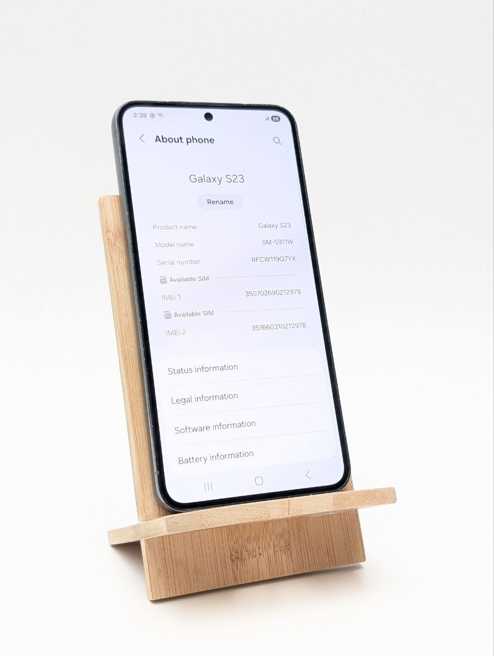 Samsung Galaxy S23 256GB zielony (Powystawowy)