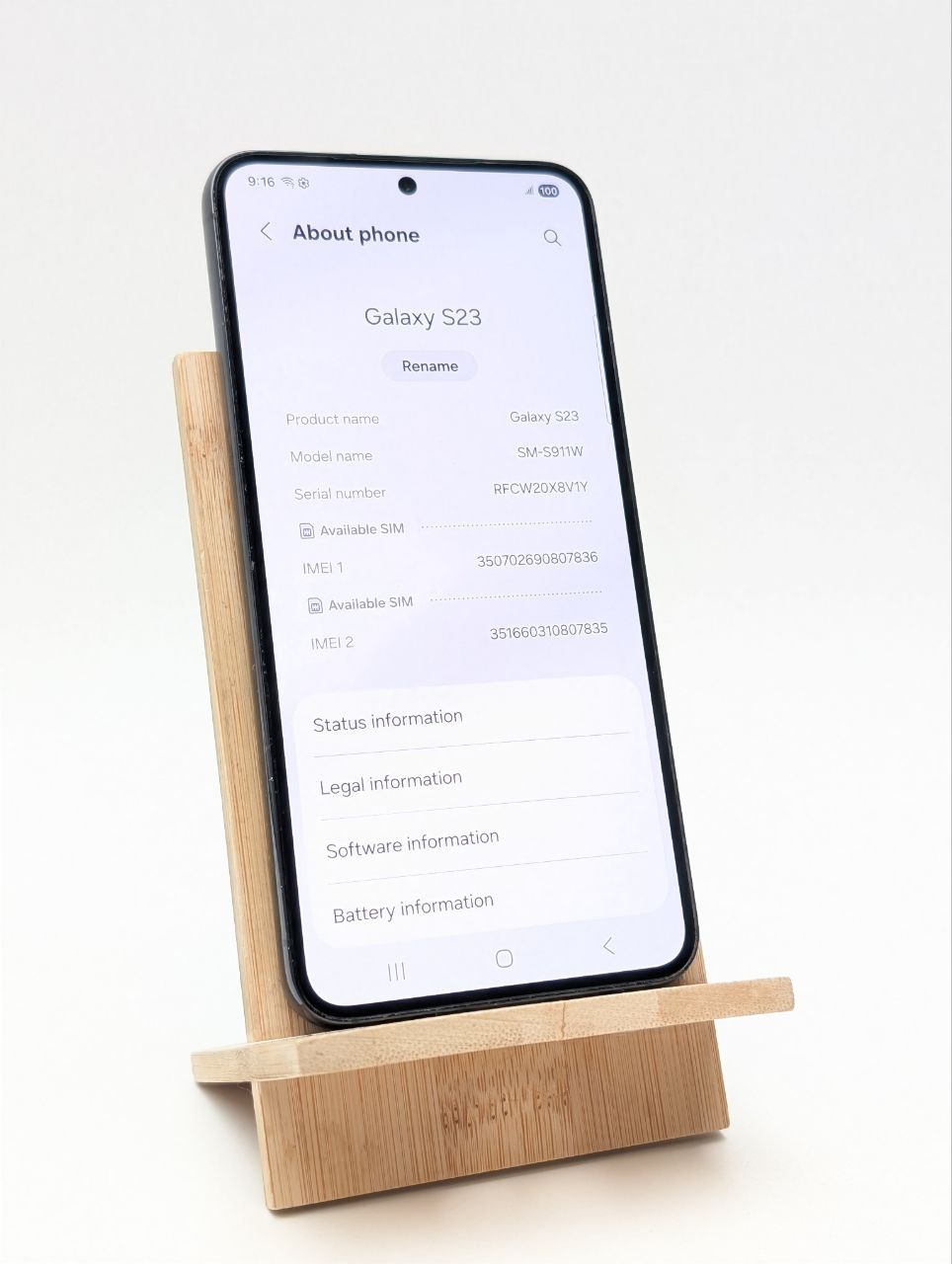 Samsung Galaxy S23 256GB czarny (Używany)