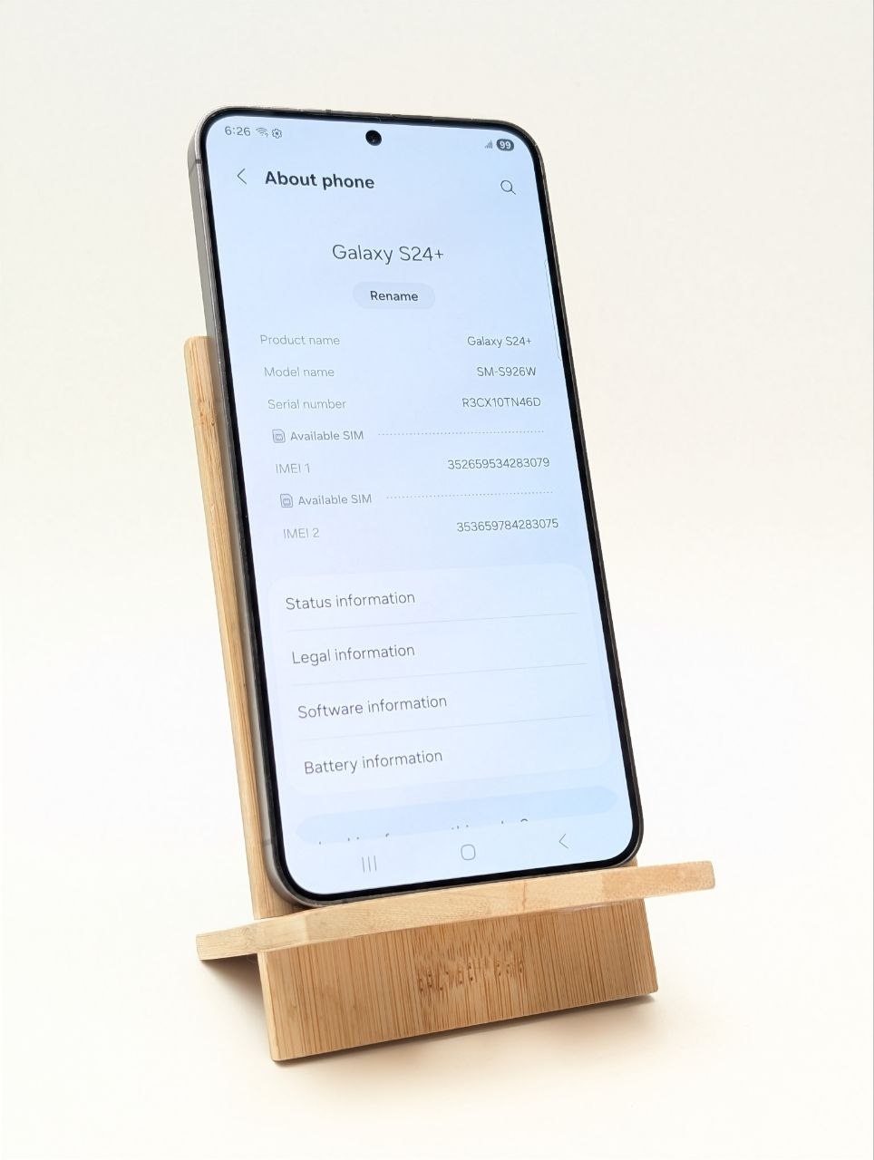 Samsung Galaxy S24 Plus 256GB Czarny (Powystawowy)