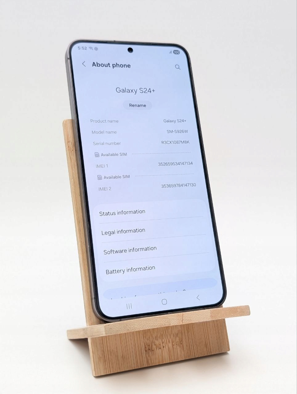 Samsung Galaxy S24 Plus 512GB Czarny (Powystawowy)