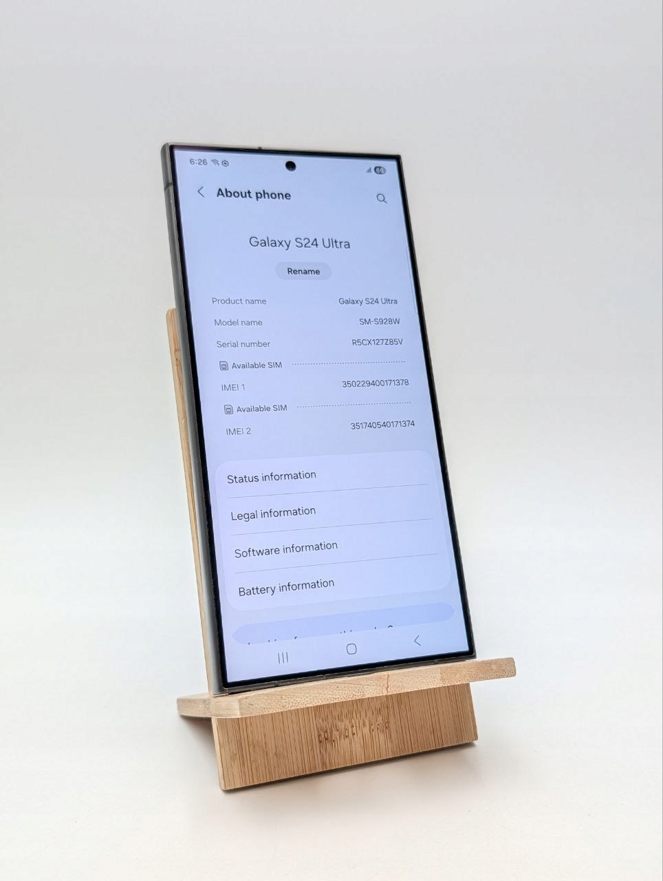 Samsung Galaxy S24 Ultra 512GB Czarny (Powystawowy)