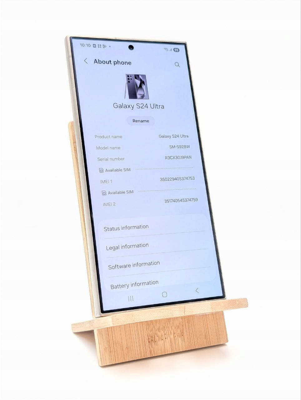 Samsung Galaxy S24 Ultra 256GB Fioletowy (Powystawowy)