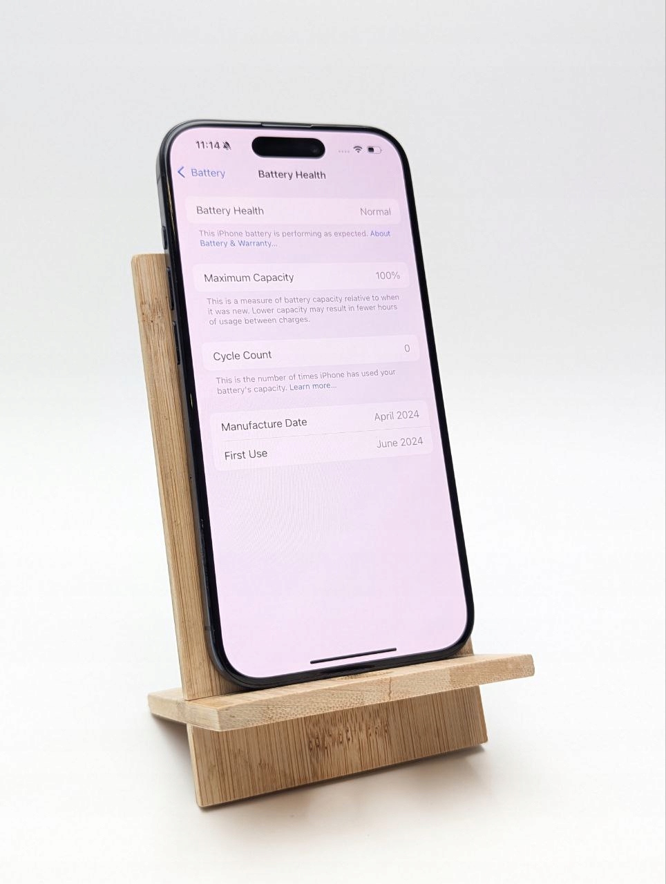 Smartfon Apple iPhone 15 Pro 8 GB / 128 GB 5G niebieski|bateria 100% (Powystawowy)