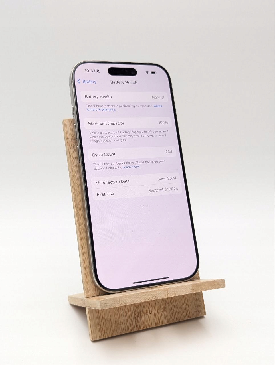 Apple iPhone 16 Pro 256 GB Tytan naturalny| eSim| bateria 100% (Używany)