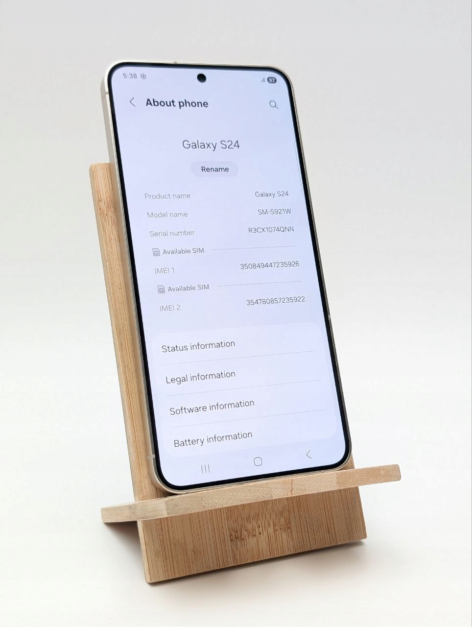 Samsung Galaxy S24 256 GB żółty (Powystawowy)