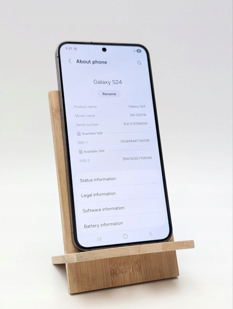 Samsung Galaxy S24 256GB Czarny (Powystawowy)