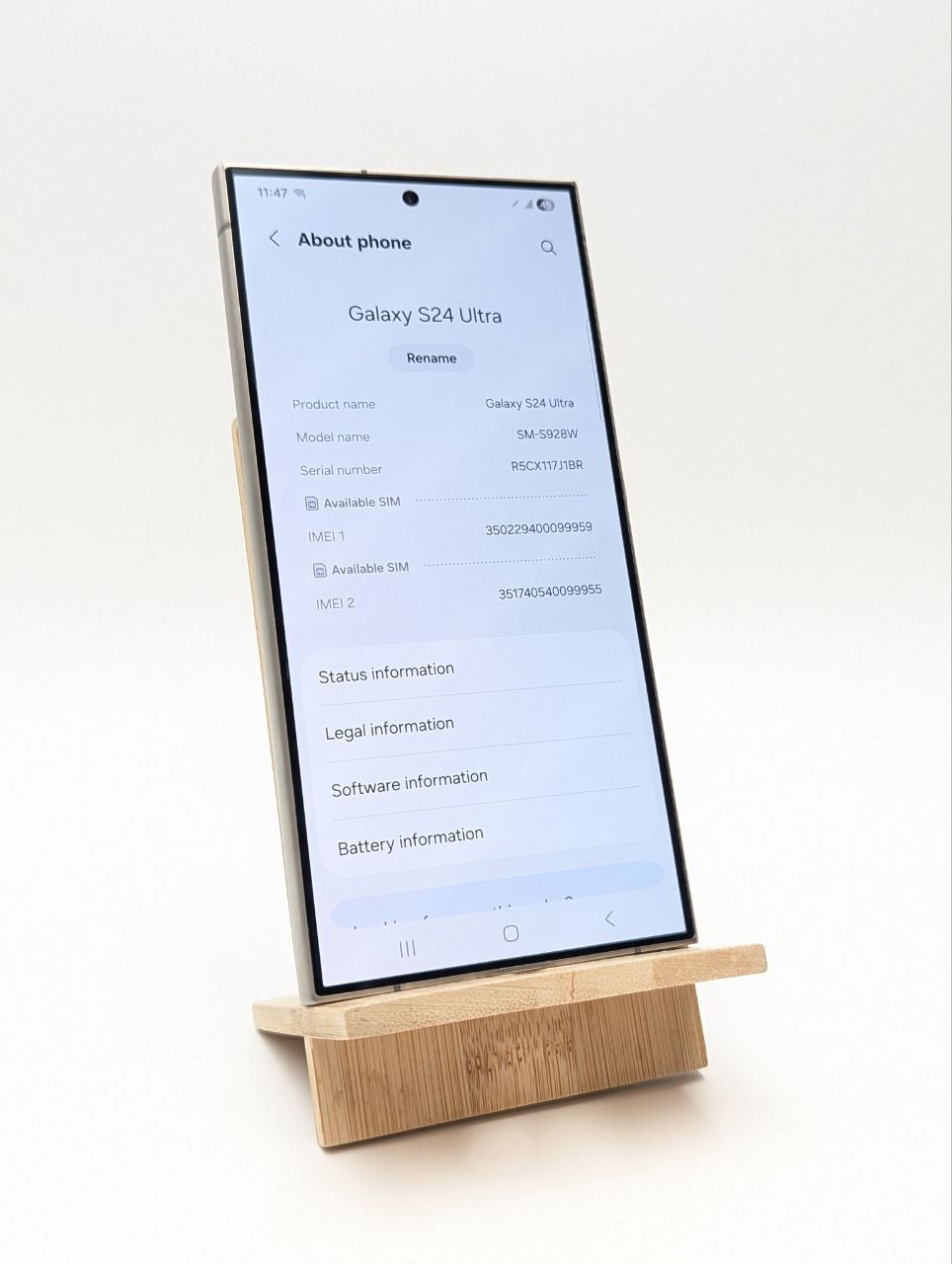 Samsung Galaxy S24 Ultra 512GB Fioletowy (Uszkodzony)