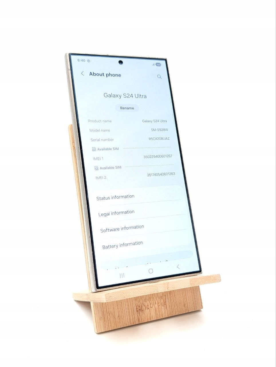 Samsung Galaxy S24 Ultra 512GB srebrny (Używany)
