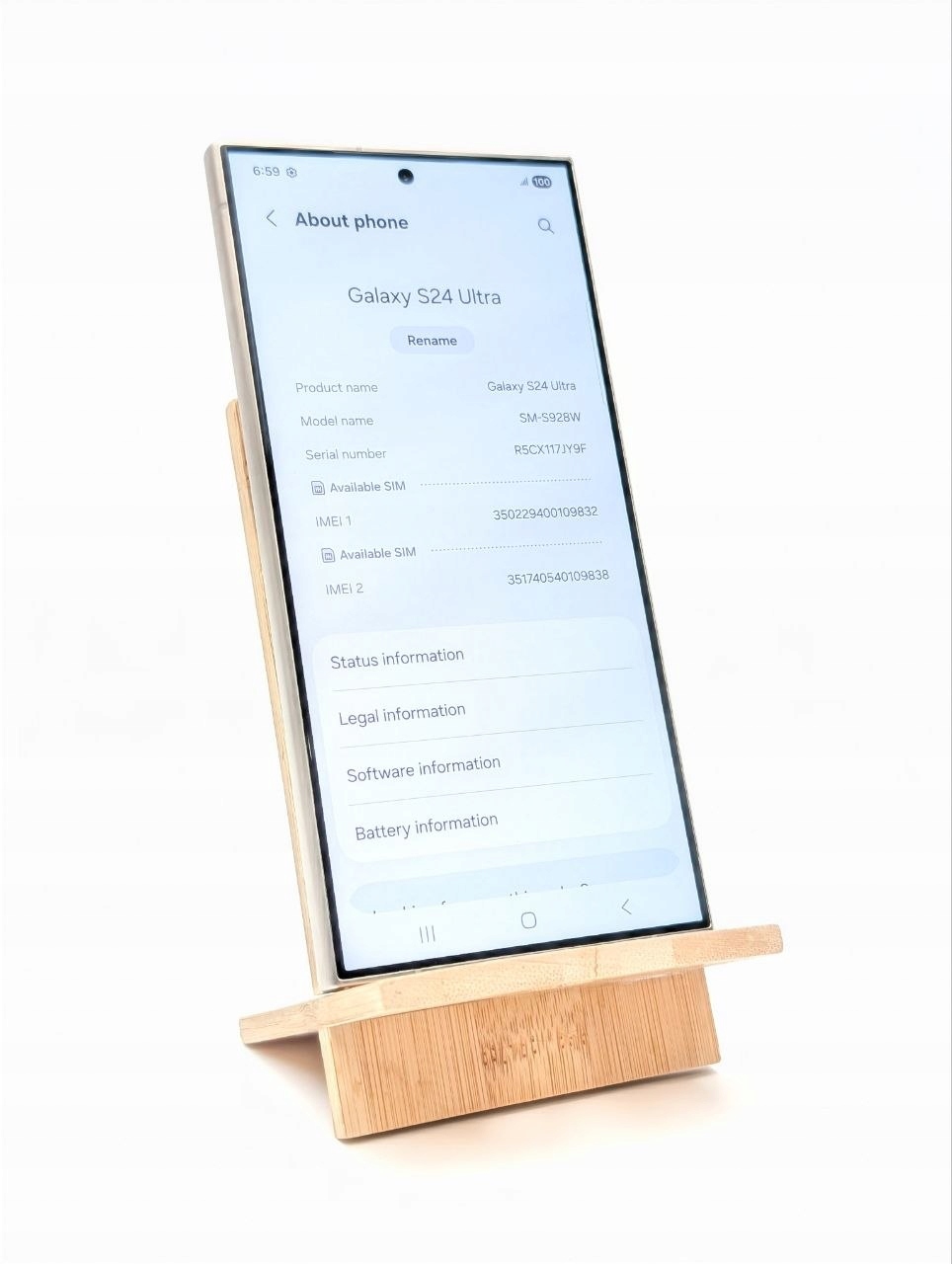Samsung Galaxy S24 Ultra 512GB Fioletowy (Powystawowy)