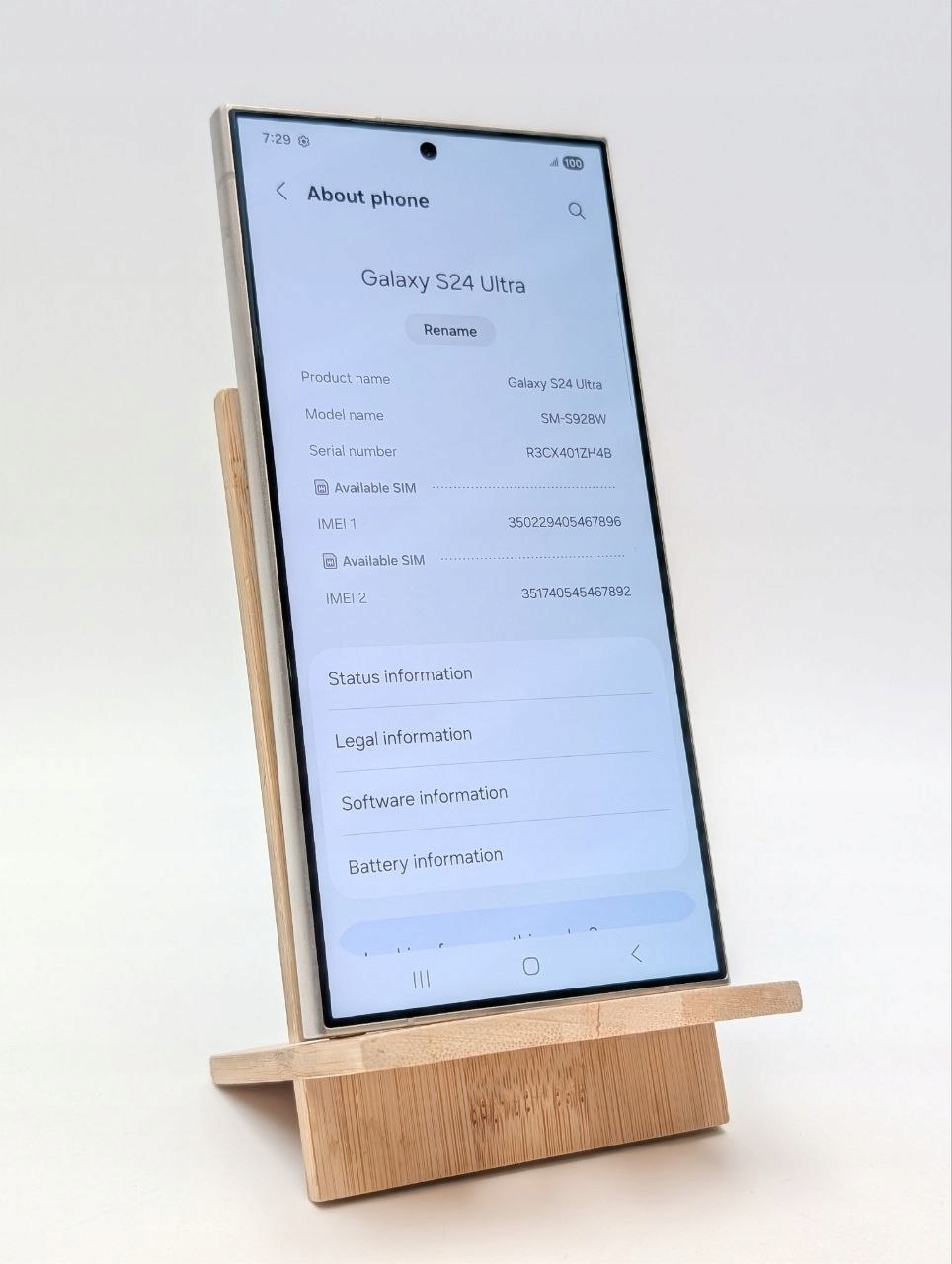 Samsung Galaxy S24 Ultra 256GB Fioletowy (Powystawowy)
