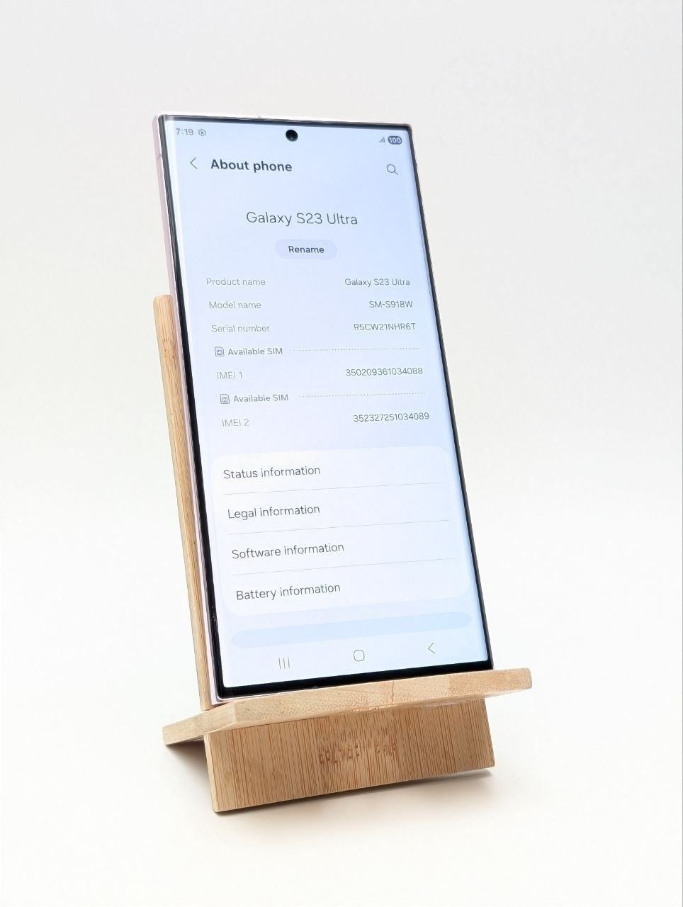 Samsung Galaxy S23 Ultra 256 GB różowy (Powystawowy)