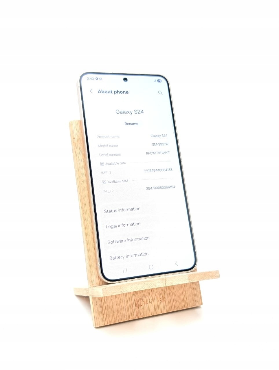 Samsung Galaxy S24 128GB Żółty (Używany)